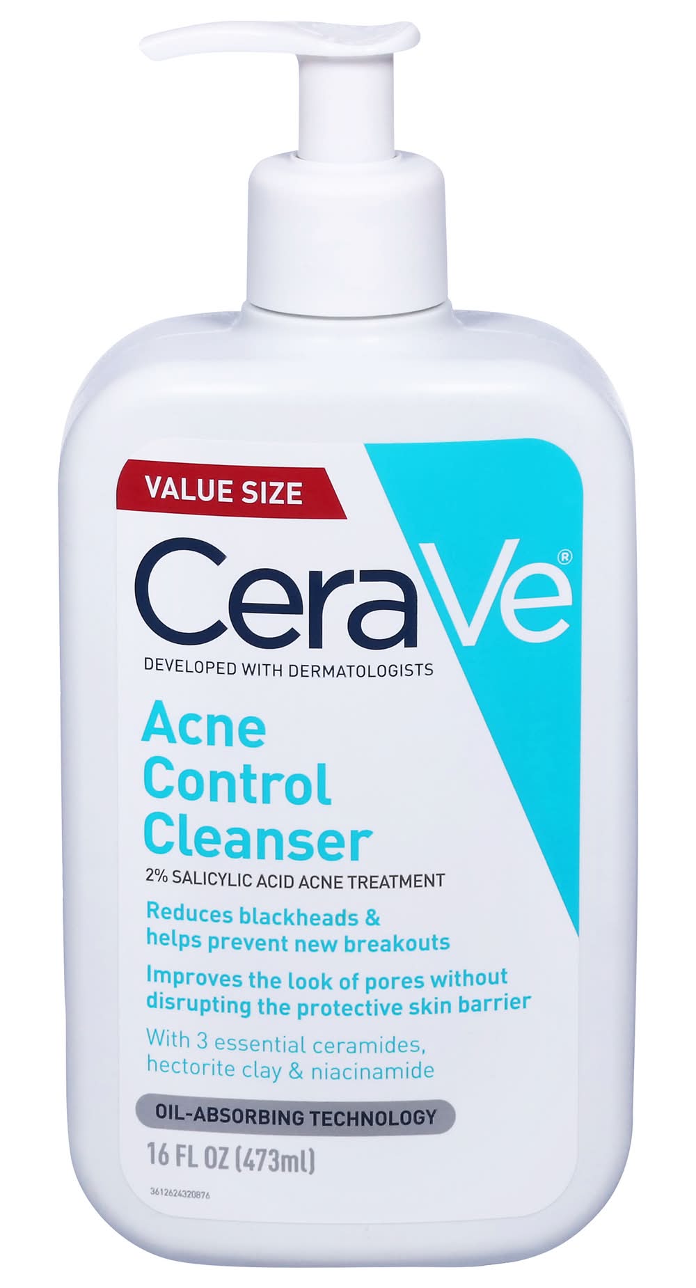 CeraVe Acne Control Cleanser Acne Treatment (16 fl oz)