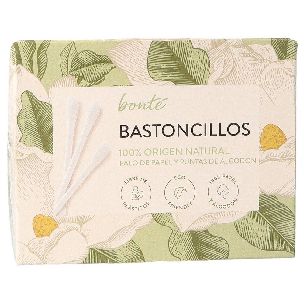 Bastoncillos papel BONTE 200 uds