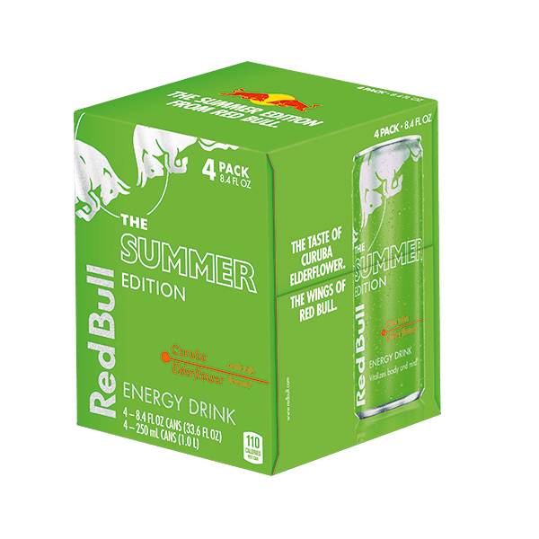 Red Bull Curuba Elderflower Energy Drink 8.4oz 4-Pack