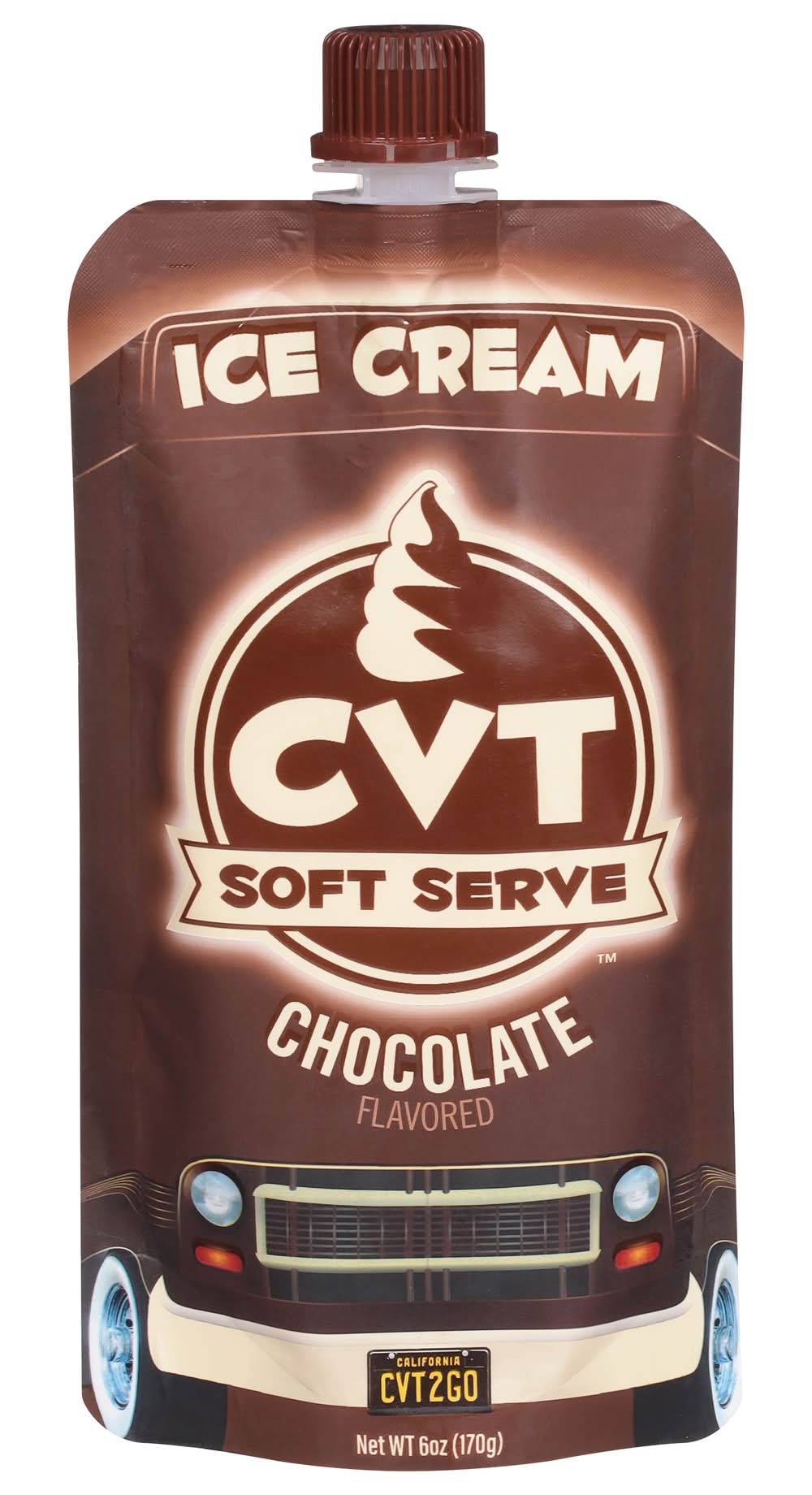CVT Soft Serve Ice Cream, Chocolate (6 oz)