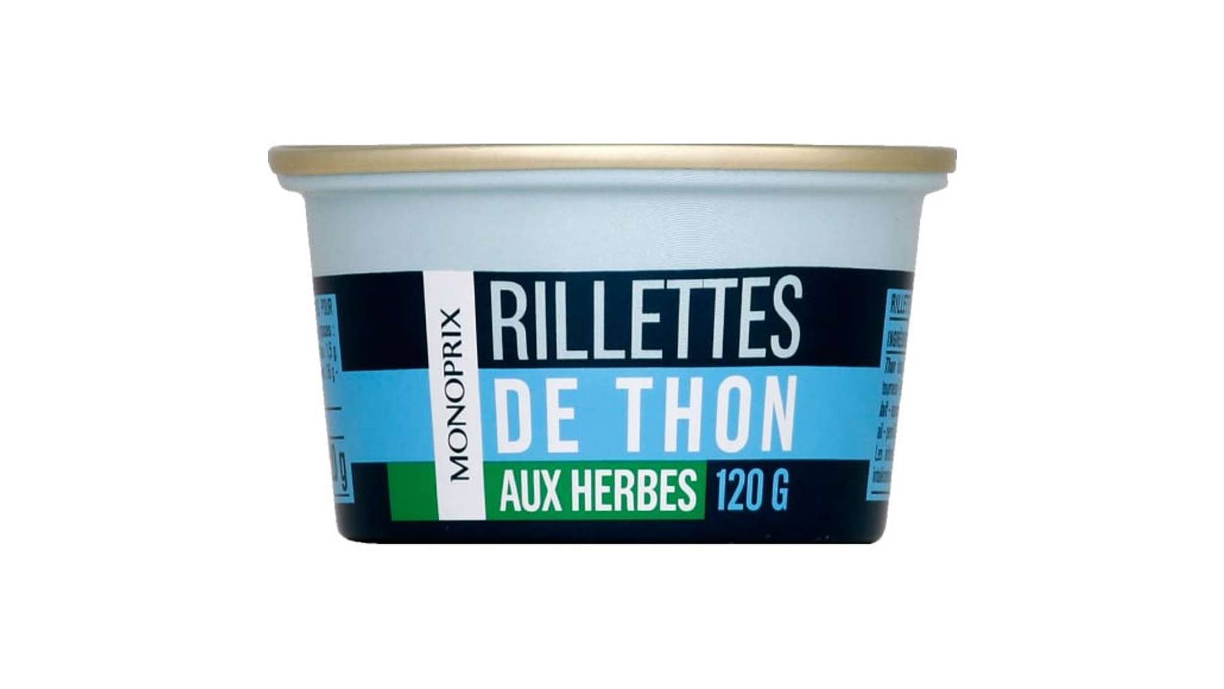 Monoprix - Rillettes de thon aux herbes (120g)