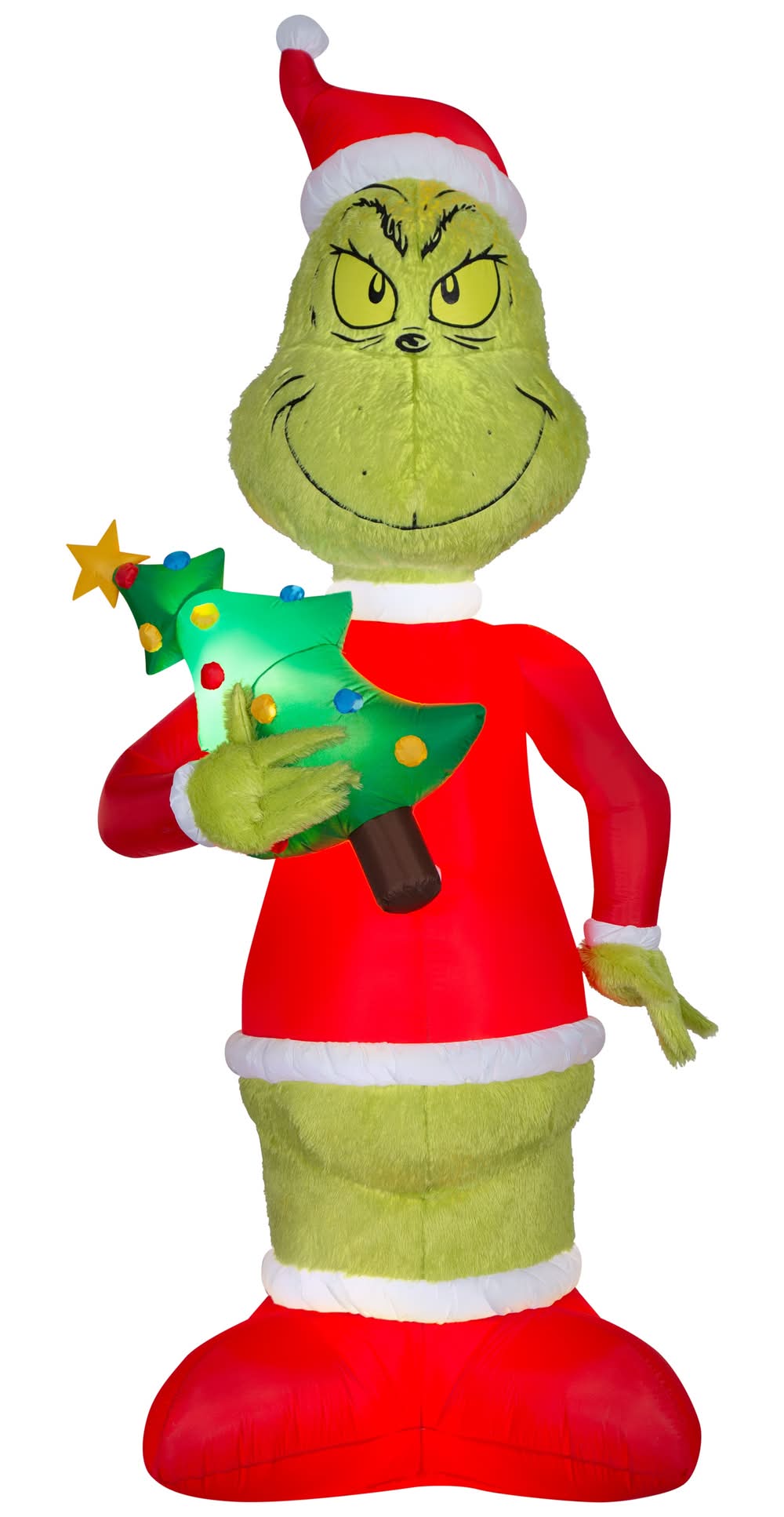 Grinch 10-ft Lighted Dr. Seuss The Grinch Merry Christmas Inflatable