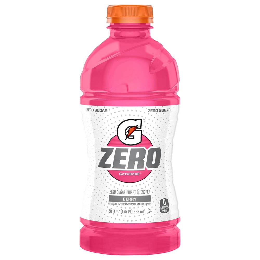 Gatorade Zero Sugar Thirst Quencher Sports Drink, Berry (28 fl oz)