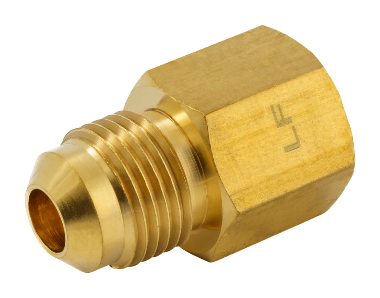 Proline Series 3/8-in x 3/8-in Threaded Flare X Fip Adapter Coupling Fitting