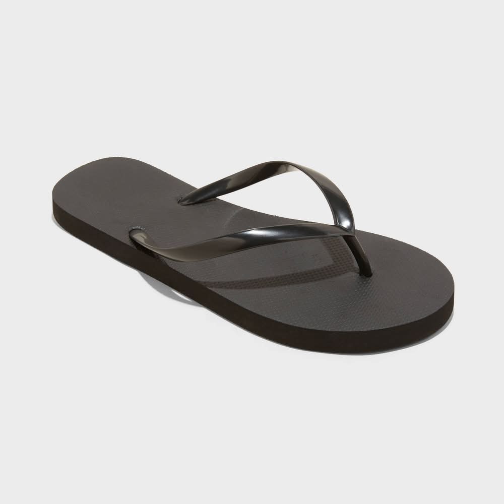 Shade & Shore Sydney Flip Flop Sandals, Women, 9, Black