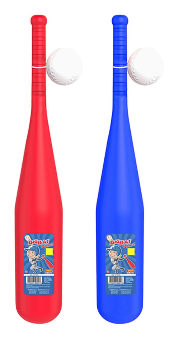 Big Bat And Ball Set 2 Ct 2 Assorted Colors