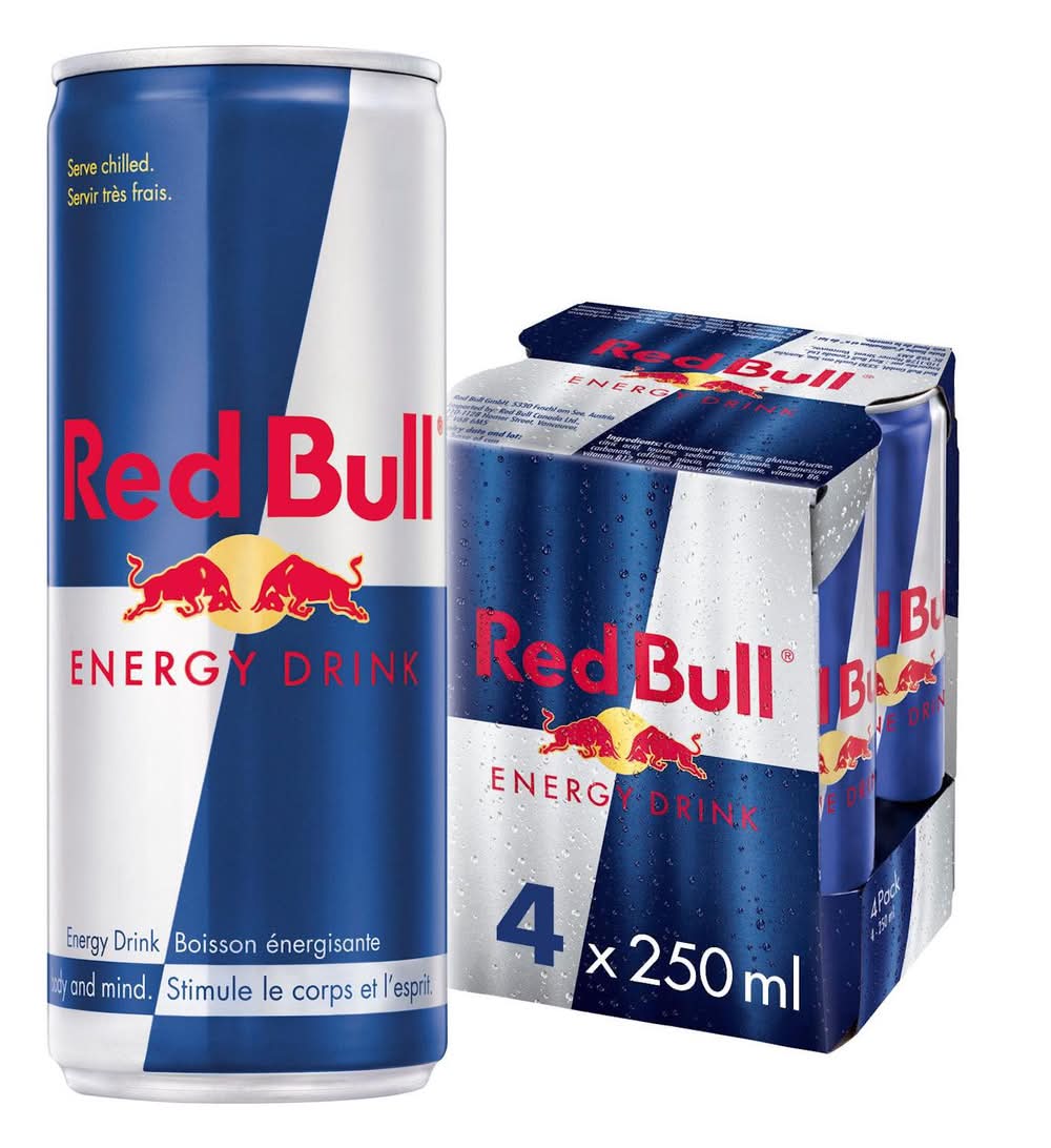 Red Bull Energy Drink (4 x 250 ml)