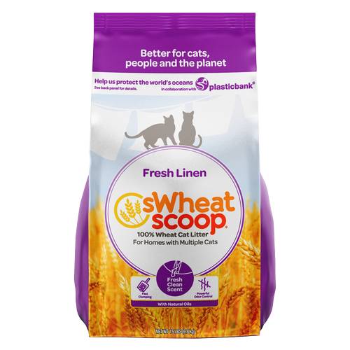 sWheat Scoop Fresh Linen Natural Cat Litter (25 lbs)