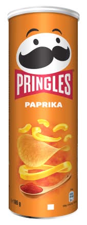 Pringles Paprika, Sharing Crisps (165g)