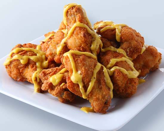 うま辛味チキン12ピース(ハニーマスタード�ソース) Spicy Chicken - 12 Pieces (Honey Mustard Sauce)