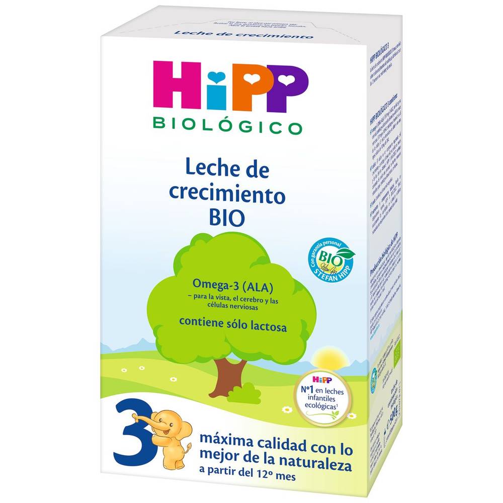 Leche continuación 3 HIPP Bio 500 gr