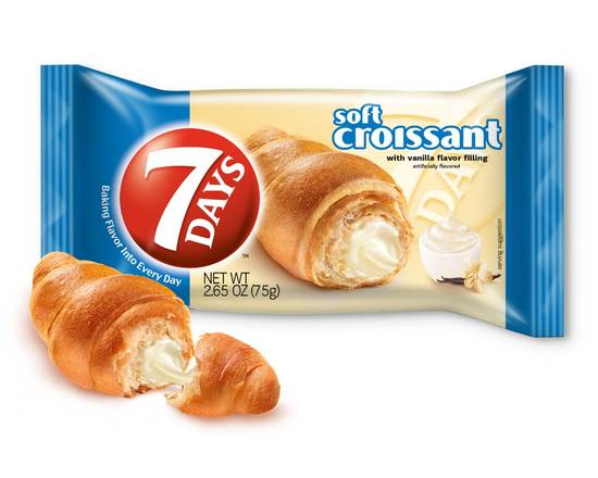 7 Days · Soft Croissant with Vanilla Filling (2.65 oz)