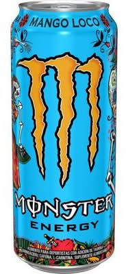 Bebida Energetica Monster Mango Loco Lata 473 ml