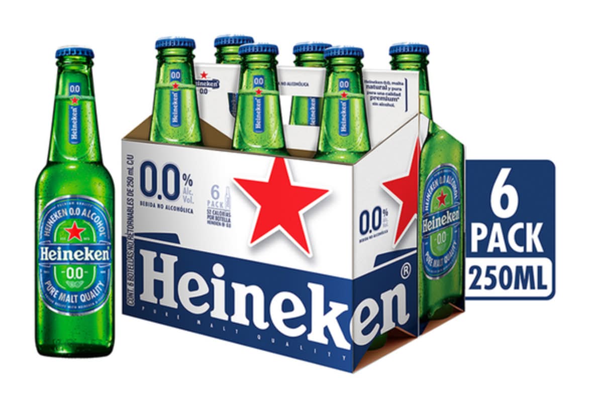 Heineken · Cerveza sin alcohol (6 x 250 ml)