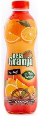 Bebida De La Granja Sabor Naranja 500 ml