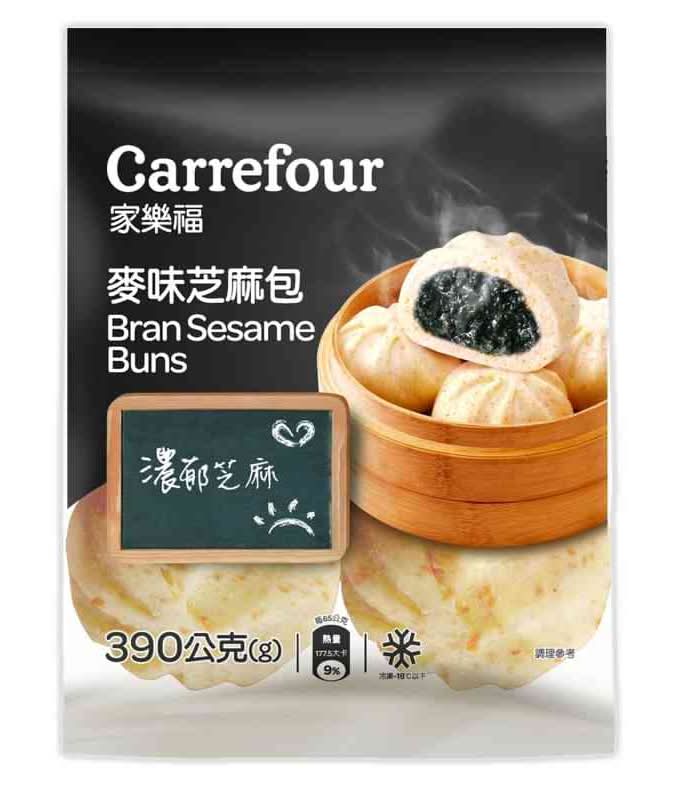 家樂福麥味芝麻包 <390g克 x 1 x 1Bag袋>