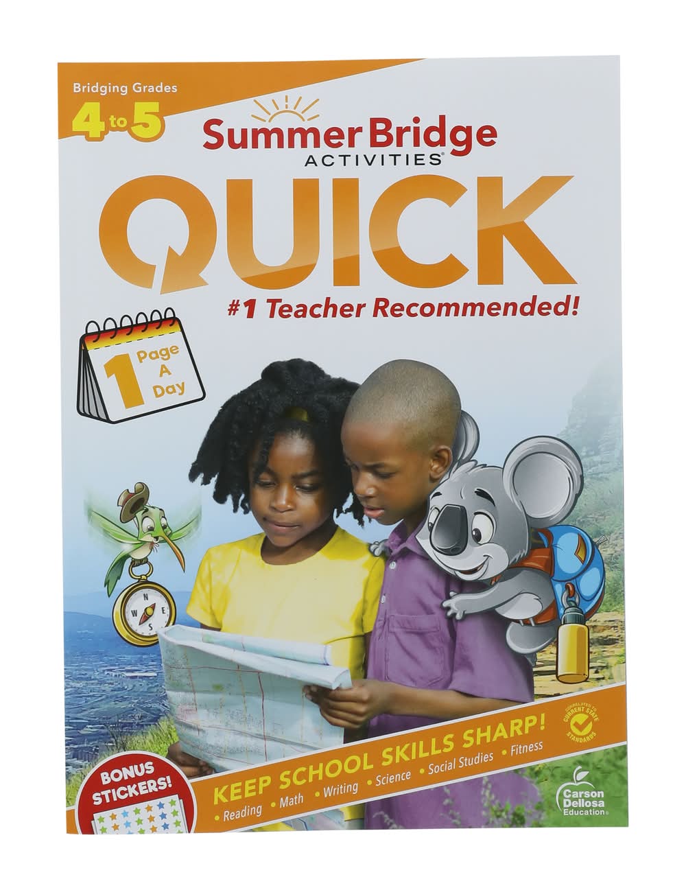 Summer Bridge Activities Quick Workbook Grades 4 To 5