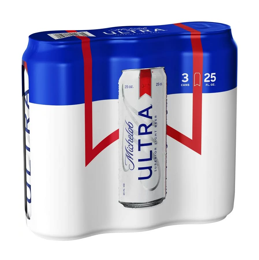 Michelob Ultra Super Light Beer - 3 Pack