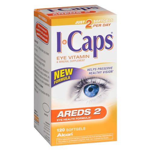 ICaps AREDS2 Eye Vitamin, Softgels - 120.0 ea