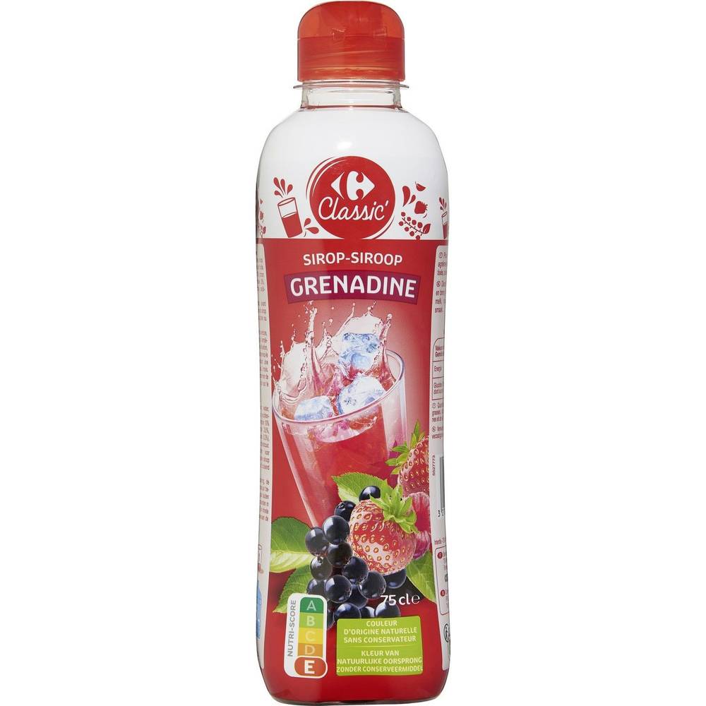 Carrefour Classic' - Sirop de grenadine