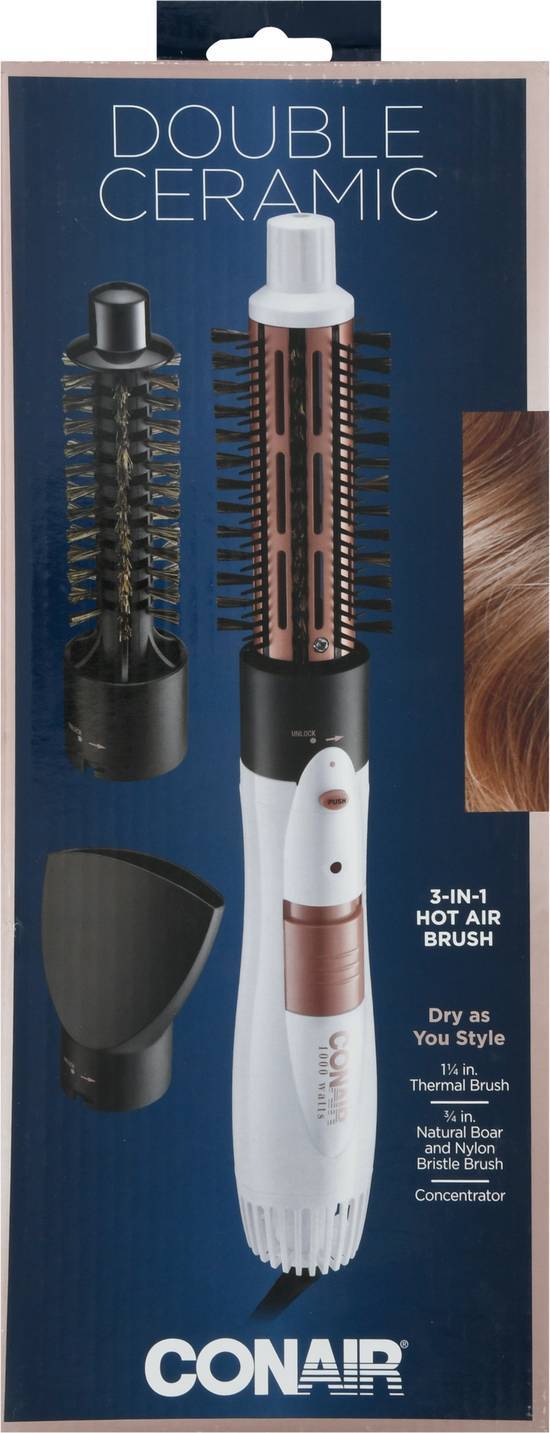 Conair Double Ceramic 3-in-1 Hot Air Brush