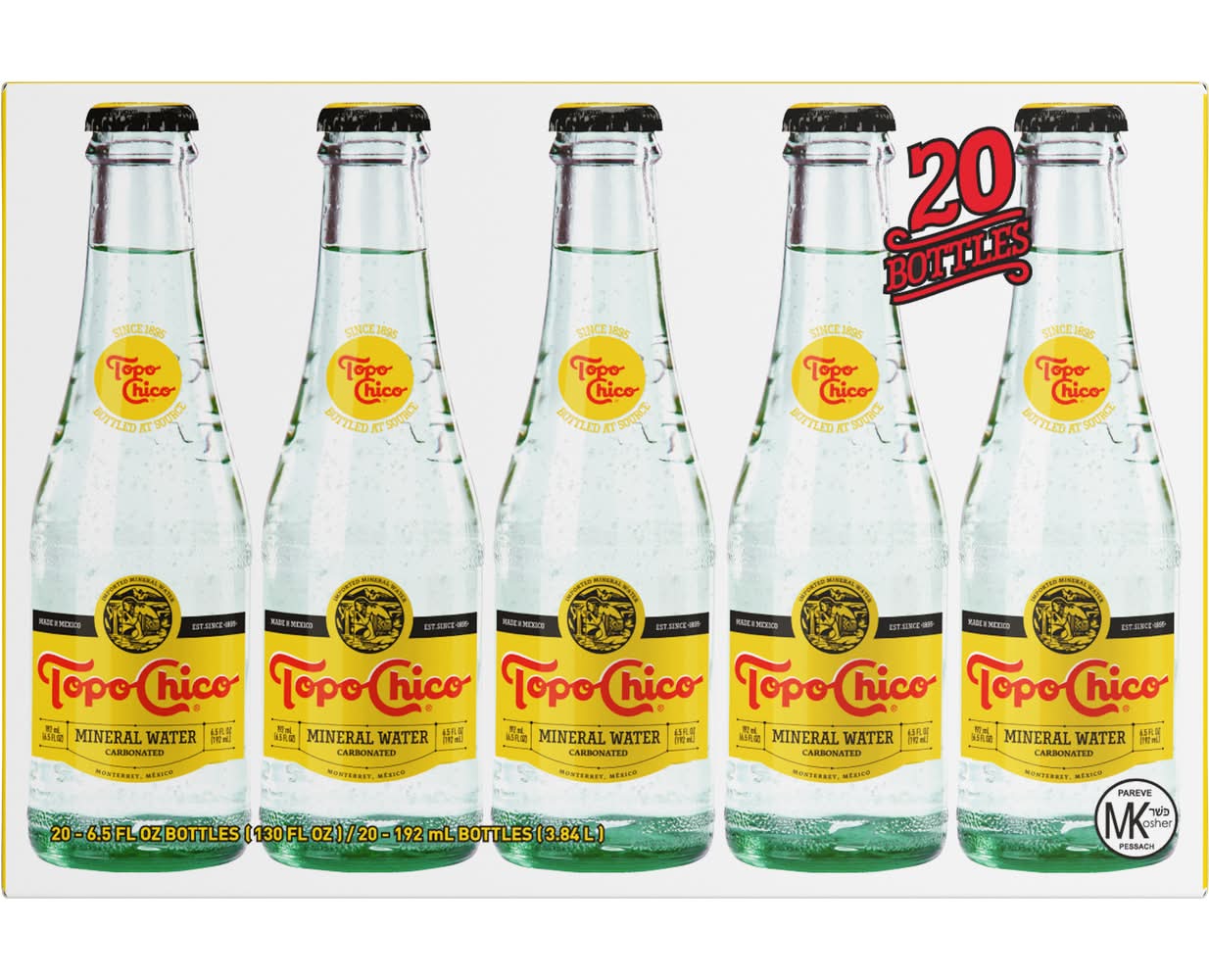 Topo Chico Mineral Water (20 x 6.5 fl oz)