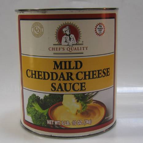 Chef's Quality - Mild Cheddar Cheese Sauce - #10 cans