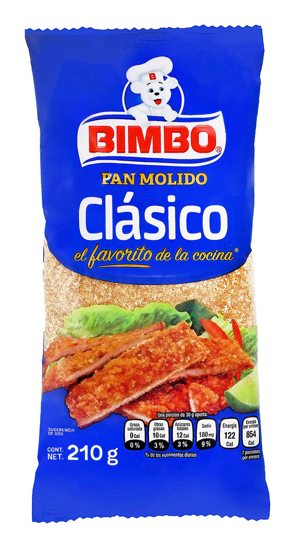 Bimbo · Pan molido clásico (210 g)