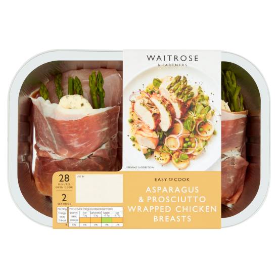Waitrose & Partners Easy To Cook Chicken Breast With Asparagus & Prosciutto