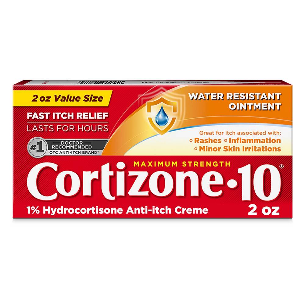 Cortizone 10 Maximum Strength Anti-Itch Creme, 2 OZ
