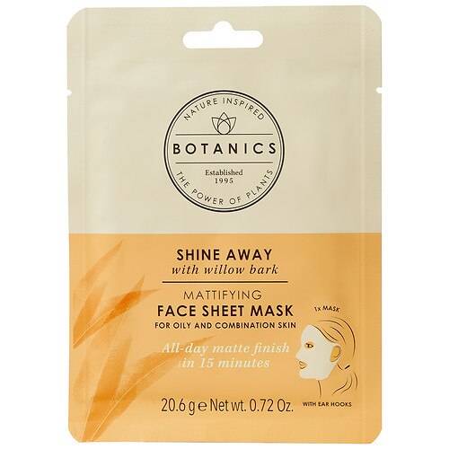 Botanics Shine Away Mattifying Sheet Mask - 0.72 oz