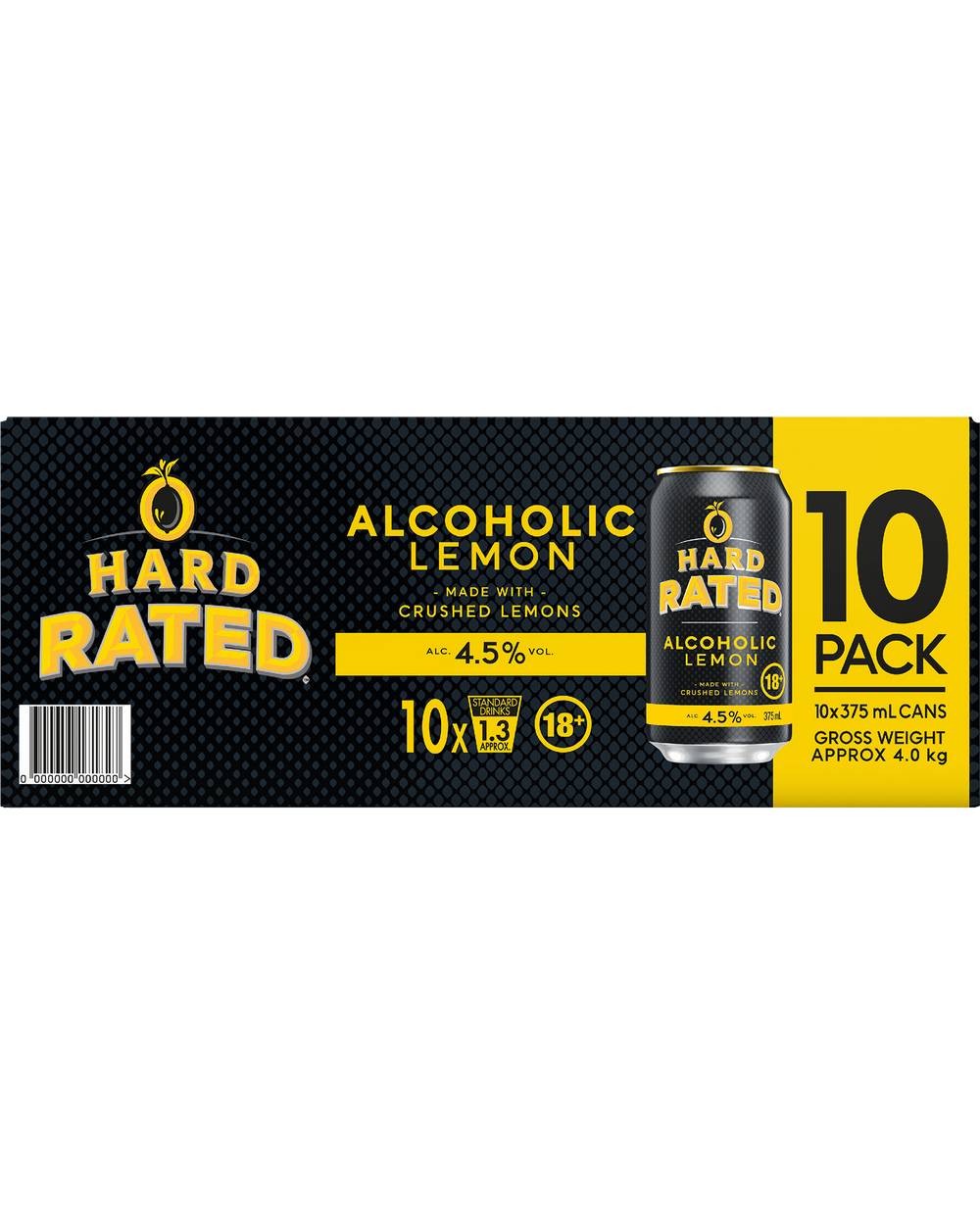 Hard Rated Can 10x375mL