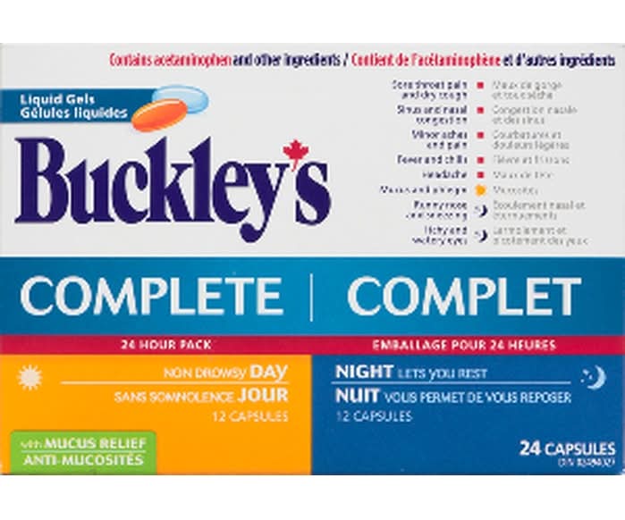 Buckley's Complete Mucous Relief Liquid Gels (25 g)
