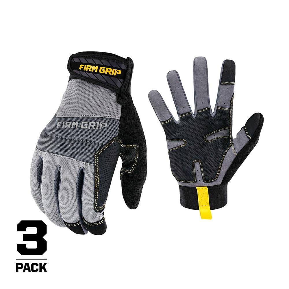 Firm Grip Medium General Purpose Work Gloves (3-Pack)