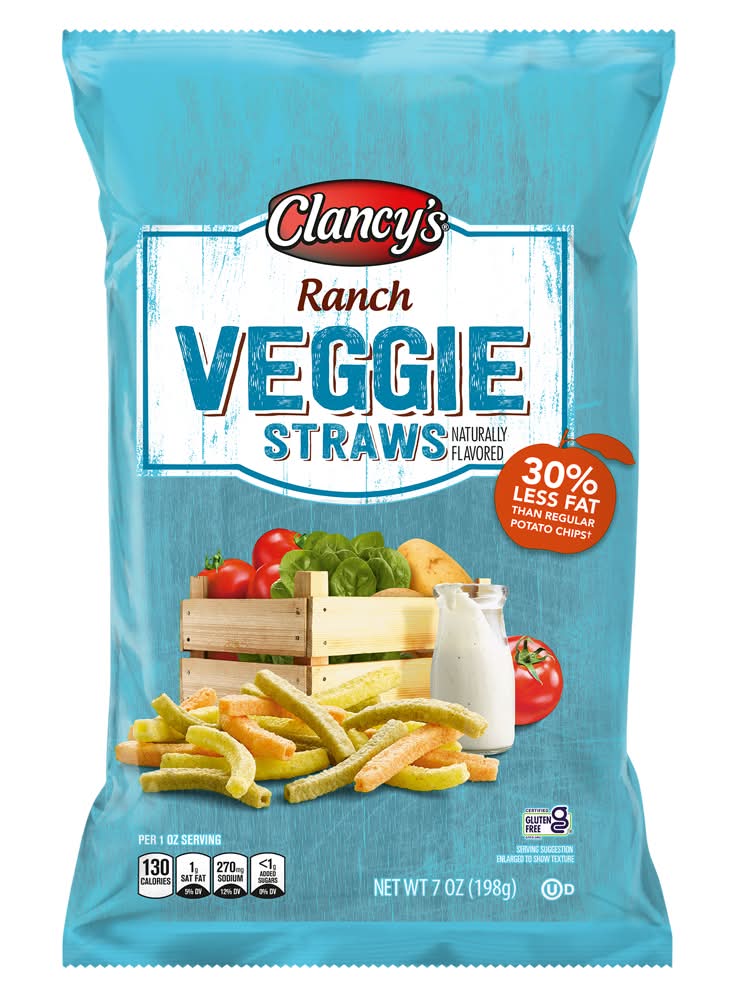 Clancy's Veggie Straws, Ranch (7 oz)