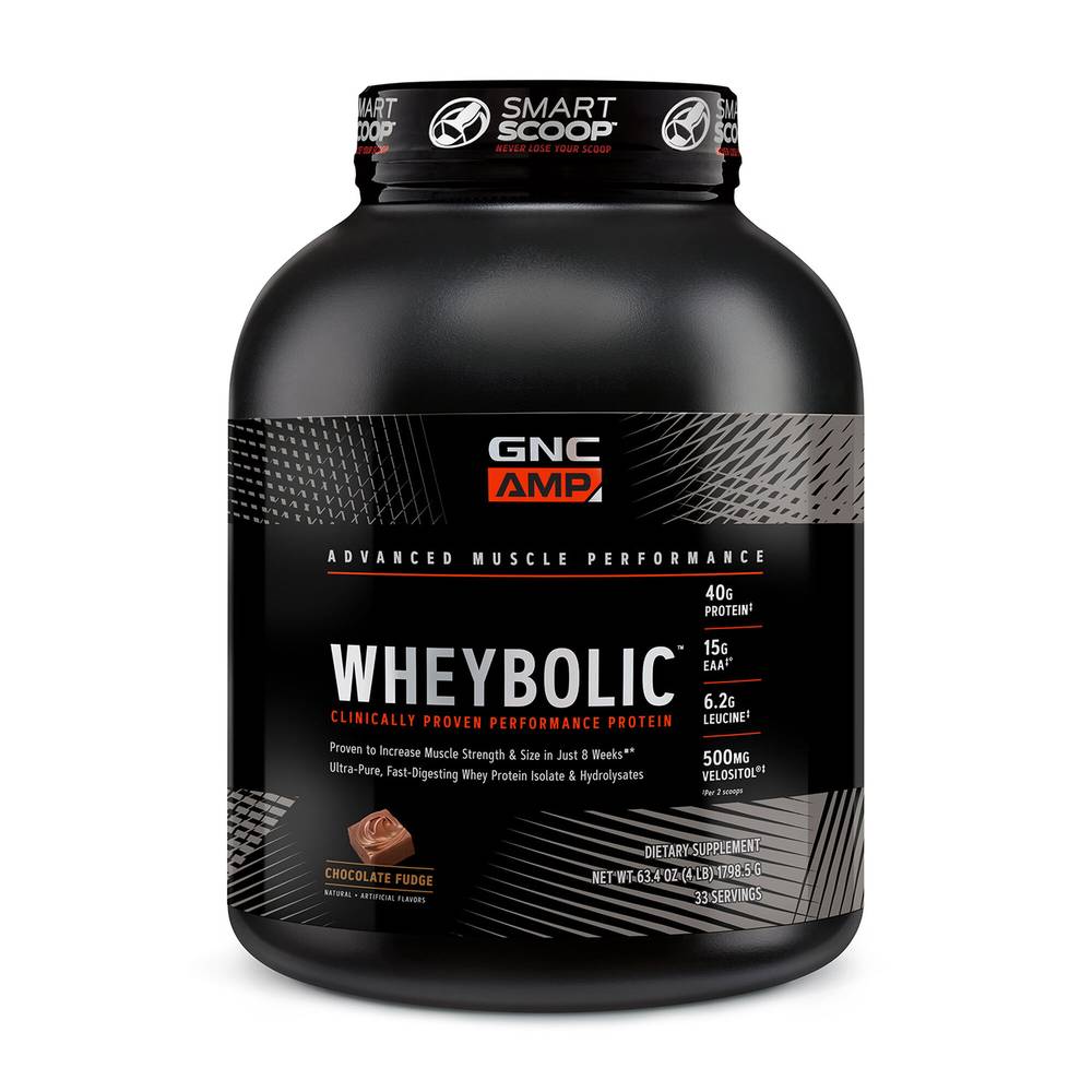 GNC Wheybolic, Chocolate Fudge (63.4 oz)