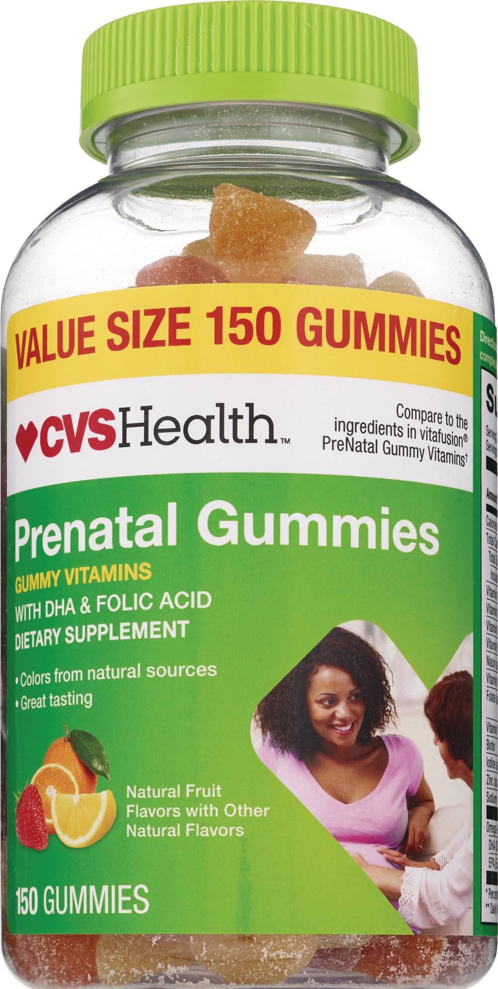 CVS Health Prenatal with DHA & Folic Acid Gummies, 150 CT