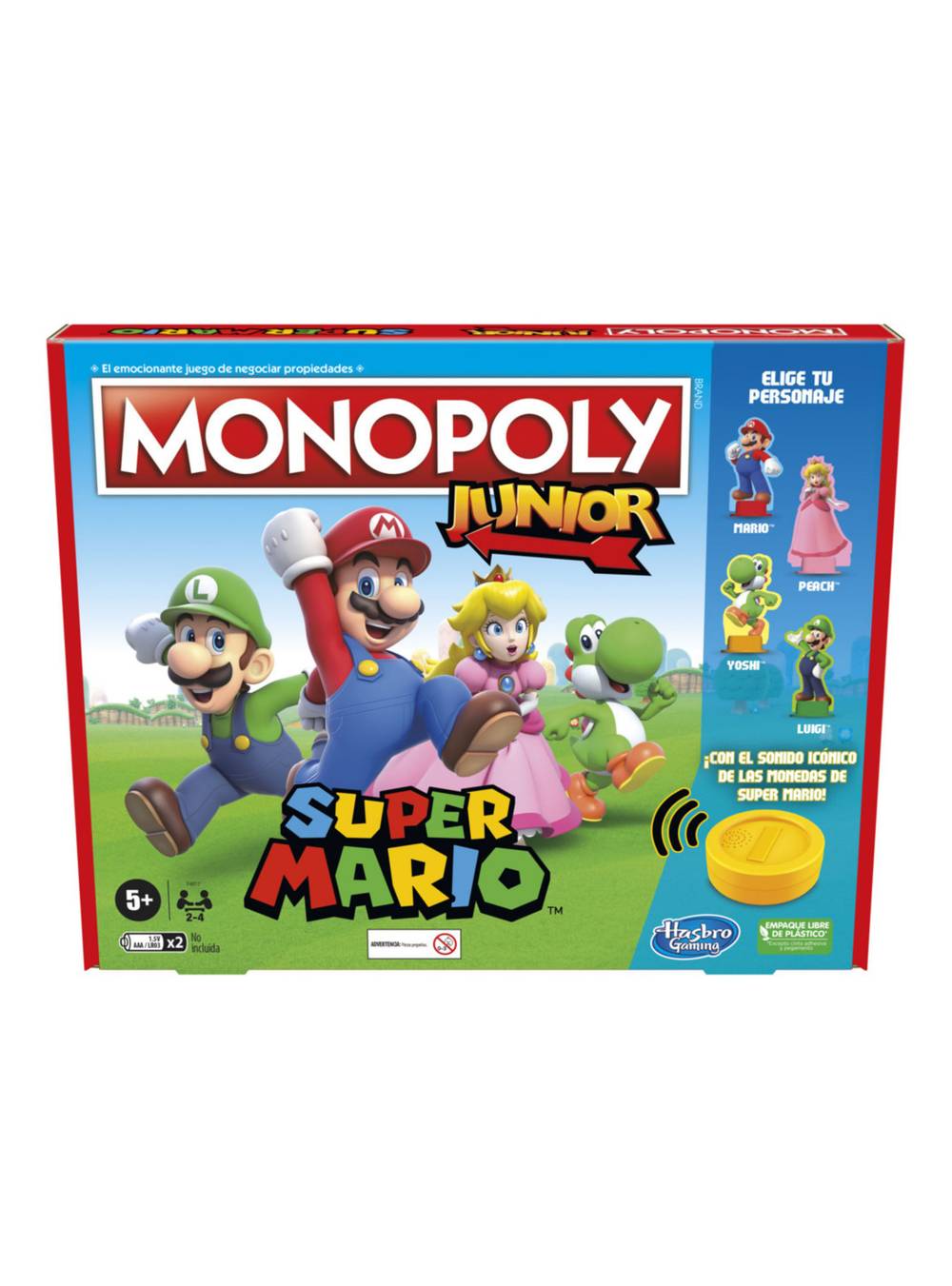 Hasbro monopoly junior super mario (caja 1 u)