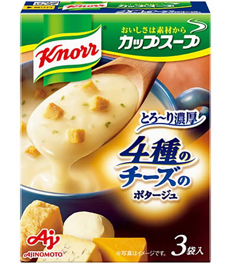 クノール 4種のチーズのとろ~り濃厚ポタージュ 3袋入