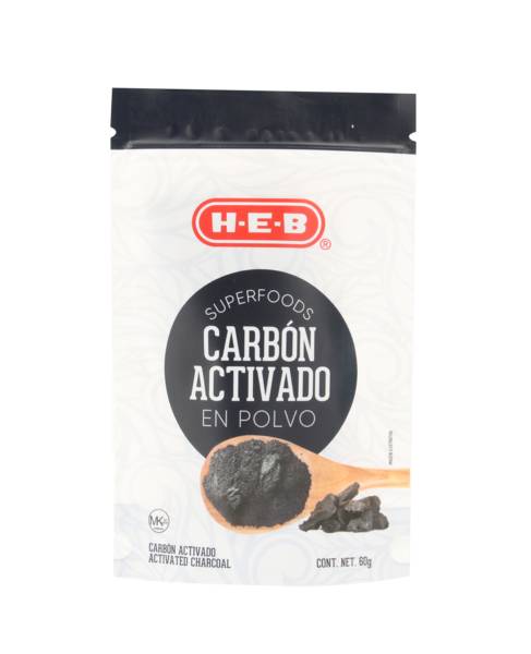 Heb organics organics superfoods carbón activado (100 g)