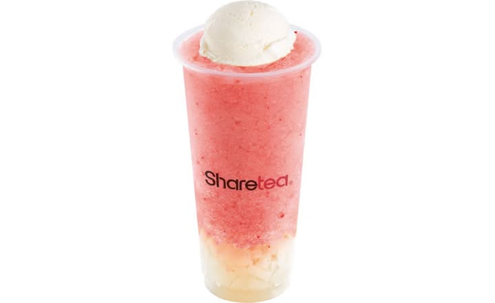 Strawberry Ice Blended W/ Lychee & Ice Cream