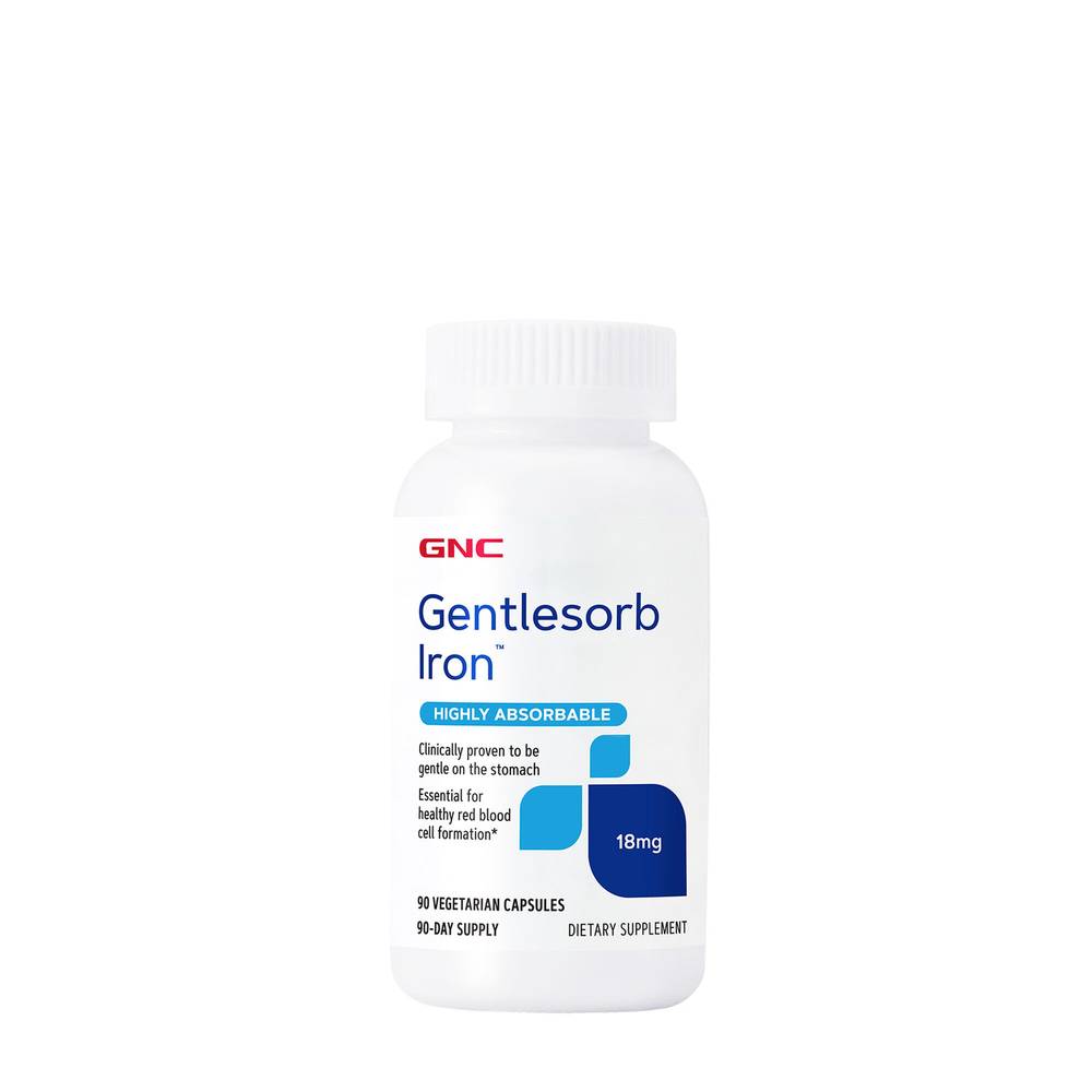 Gentlesorb Iron™ 18 mg - 90 Capsules (90 Servings)