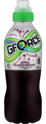 G Force Sports Drink, Apple And Blackcurrant (750mL)