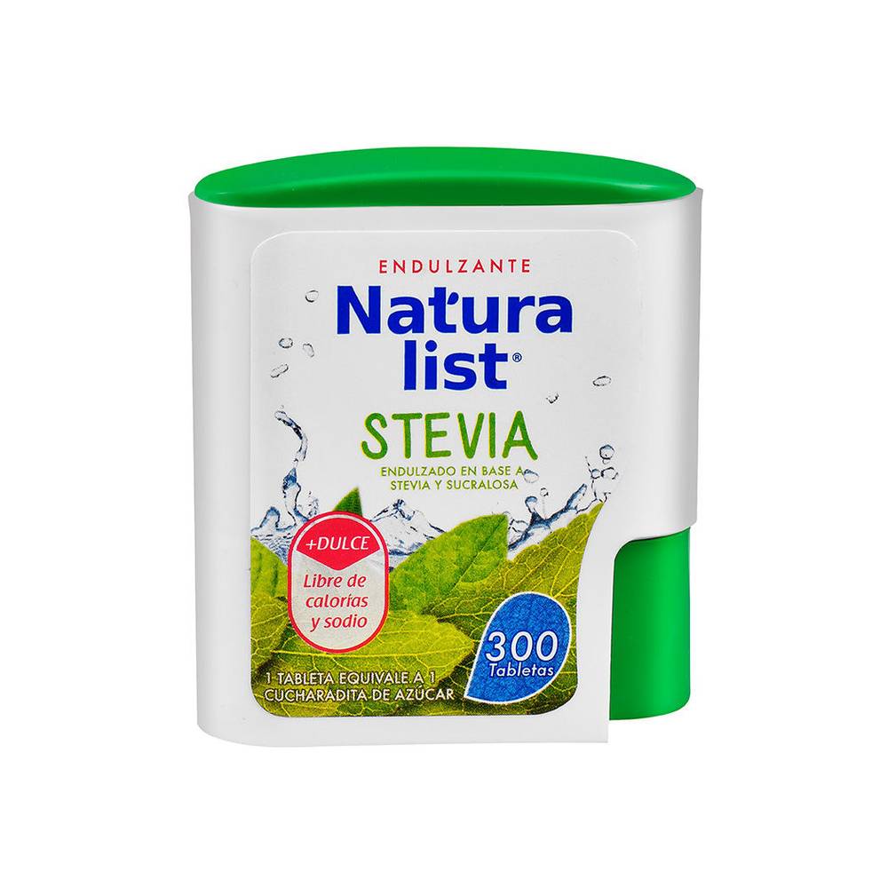 Endulzante stevia en Pastillas NATURALIST