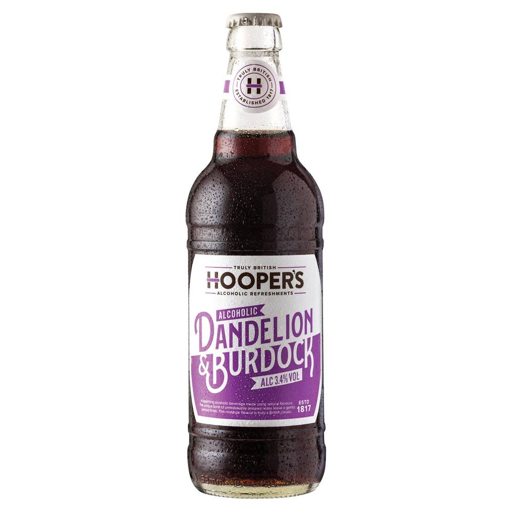 Hoopers 500ml Alcoholic Dandelion & Burdock