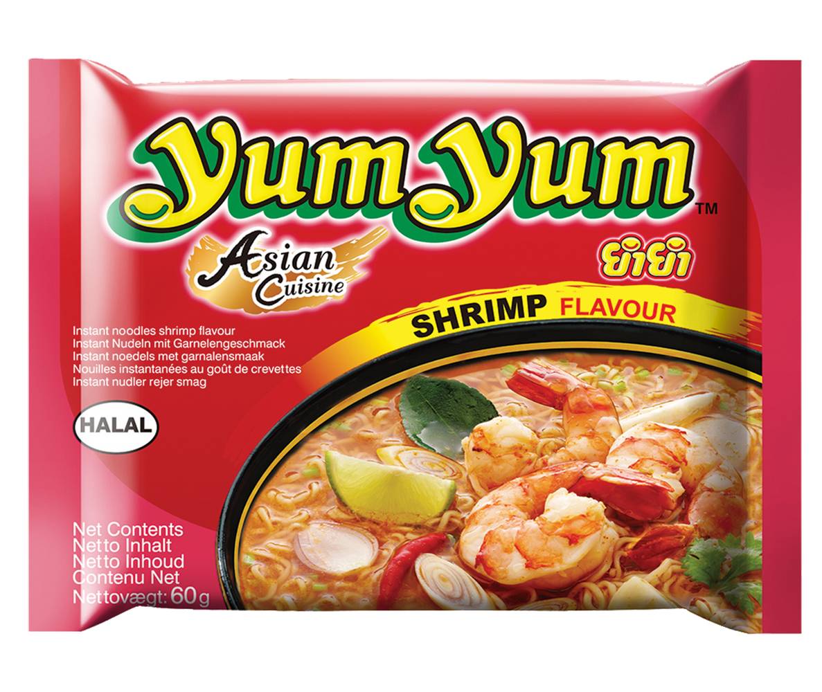 Yum Yum - Nouilles instantanées, crevettes (60g)