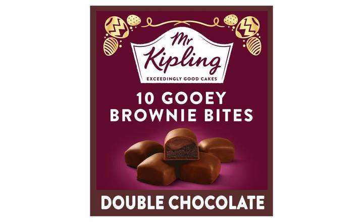 Mr Kipling Signature Gooey Choc Brownie Bites (406124)