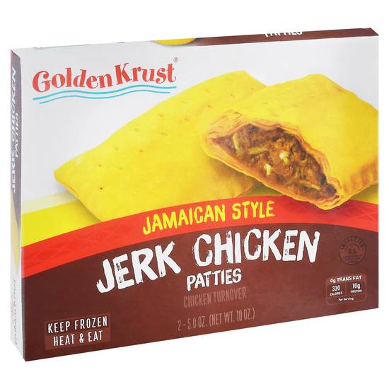Golden Krust Jamaican Style Jerk Chicken Patties Chicken Turnover