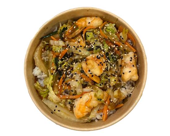 Riz au crevettes