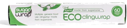 Sugar Wrap Eco Clingwrap Made From Sugarcane 60m X 30cm